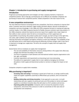 Summaries for the Supply Management(SUM) module of the University of Twente
