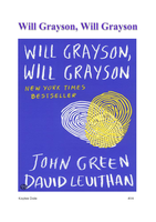 Engels Boekverslag/Book Report - Will Grayson, Will Grayson