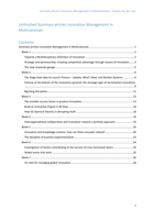 Unfinished Summary Articles Innovation Management in Multinationals (IB)