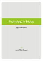 Short Summary Technology in Society