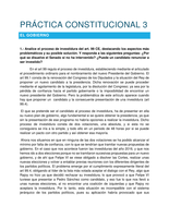 PRÁCTICA CONSTITUCIONAL "EL GOBIERNO"