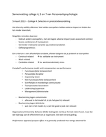 Personnel Psychology Samenvatting Colleges 1, 2, 3, 4, 5 & 7