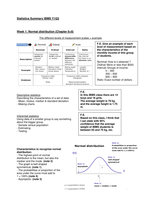Statistics IBMS Summary Y1Q3