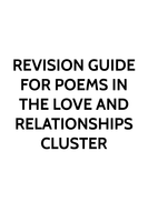 Revision Guide for Love & Relationships English AQA Literature