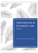 International & European law