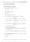 University of Newcastle : MATH1120 Differential Equations Answers & Solutions