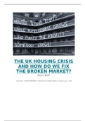 IS THE UK IN AMIDST A HOUSING CRISIS? 