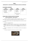 Tema 2: Generalidades y clasificación de los principales grupos de artrópodos