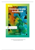 Samenvatting communicatie handboek, Wil Michels, 5e druk H1-H2-H4-H5-H7-H8-H10-H11-H12-H13
