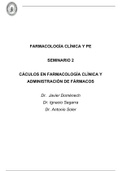 ENFERMERÍA FARMACOLOGÍA CLÍNICA - PROFESOR: Antonio Soler Marin
