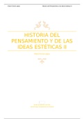 Historia del Pensamiento y de las Ideas Estéticas II - COMPLETO