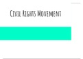 Civil Rights Movement Presentation AP United States History
