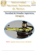 Resúmen medicina legal