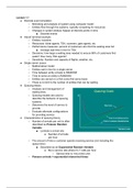 Computer Simulation (BIT 4434) Exam 1 Study Guide