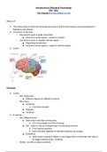 Intro to biological psychology: The Brain