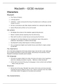 AQA GCSE (9-1) English Literature Macbeth revision notes 