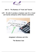 P4 M2 D2 The Business of Travel and Tourism Level 3
