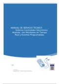 Manual Técnico,Diseño Electrónico,UTESA