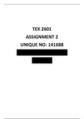 TEX2601 Assignment 2