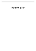 another AQA English Literature Macbeth essay LVL 9