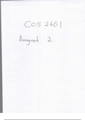 COS2661 ASSIGNMENT 2 SEMESTER 2 2019 SOLUTIONS 