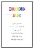 Edt304R Social Education