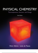Physical Chemistry autor Atkins 10 Edition