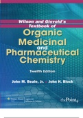 Organic Medicinal and Pharmaceutical Chemistry. 12 Edition