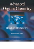Advance Organic Chemistry. Reaction Mechanism autor Bruckner