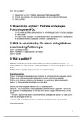 Inleiding Politicologie (IPOL) samenvatting hoorcolleges deel 1