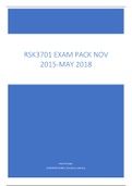 RSK3701 STUDY PACK