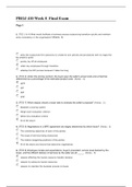 Devry University > PROJ 410 Final Term Exam- With Verified Answers