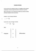 Variable Acceleration Note