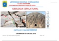 GEOLOGIA ESTRUCTURAL UNIVERSIDAD NACIONAL DE CAJAMARCA 