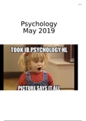 Paper 1 Psychology HL (New Curriculum)