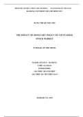 Summary of PHD thesis: The impact of monetary policy on the stock market