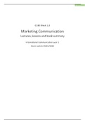 MOC summary International Communication 1.2