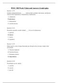 PSYC 300 Week 5 Quiz and Answers GradeAplus