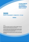 SJD1501 ASSIGNMENT 2 SEMESTER 1 OF 2020