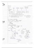 combination of homeworks, notes, and chapter problems
