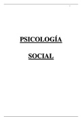Apuntes Psicología Social