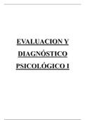 Apuntes Evaluación y Diagnostico Psicológico I