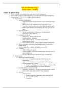 NR 291 EXAM 4 STUDY GUIDE WITH ANSWERS(LATEST): Chamberlain College of Nursing