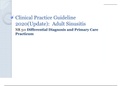 Chamberlain College Of Nursing:NR 511 Week 7 Clinical Practice Guideline PowerPoint, Adult Sinusitis 2020 COMPLETE SOLUTION