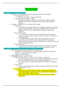 NR 291 Pharmacology I Study Guide Exam 2&4;Graded A+ ,Chamberlain College Of Nursing