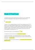 QNT 275 Final Exam-Questions and Answers