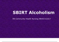 NR443 Week 6 Assignment, SBIRT: Screening, Brief Intervention, and Referral to Treatment Presentation (Alcoholism&Heroin);Chamberlain College Of Nursing