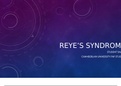 NR 602 Week 2 Grand Round Presentation- Reyes  Syndrome