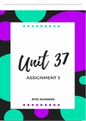 BTEC Unit 37 - Modules and assignments