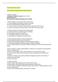 Information Systems 2 Study Guide